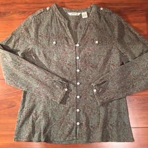 Orvis Wrinkle-free pattern shirt